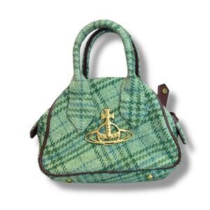 Vivienne Westwood 2-Way Harris Tweed Shoulder Bag